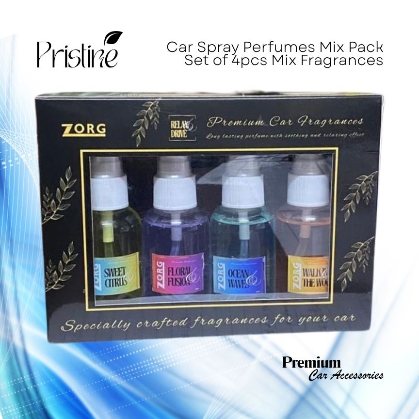 Car Spray Fragrances Pack (4x60ML)